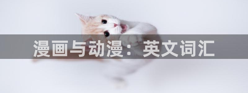 禁漫天堂 1.7.8：漫画与动漫：英文词汇