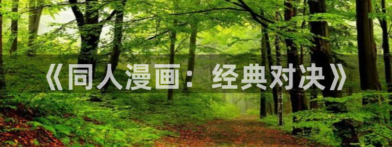 3d禁漫天堂漫画大全：《同人漫画：经典对决》